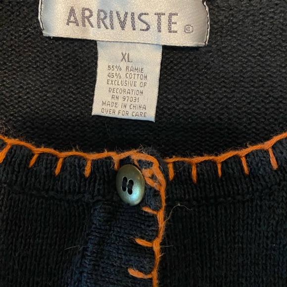 Rare Vintage Arriviste Ugly Tacky Halloween Costumes Clown Genie Sweater Size XL - Picture 9 of 9